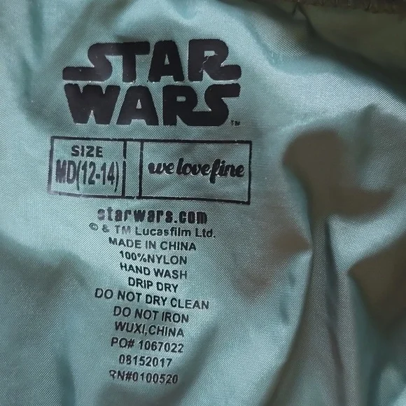 Star Wars Revel Green Quilted Jacket for Kids (UNISEX) - Picture 6 of 14